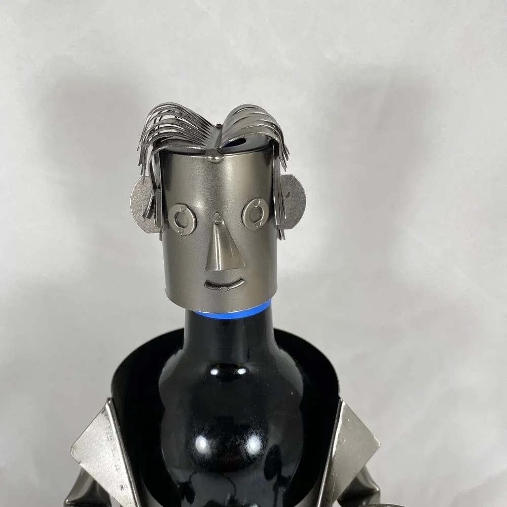 Photographer Metal Wine Bottle Holder MG2641